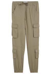 bonprix - Spodnie chłopięce worker Regular Fit. Kolor: zielony #1