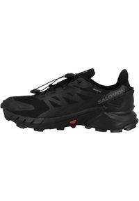 salomon - Buty do biegania męskie Salomon Supercross 4 Gtx. Kolor: czarny, wielokolorowy. Materiał: guma, syntetyk, tkanina, materiał. Technologia: Gore-Tex. Sport: bieganie