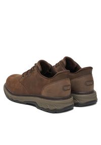 skechers - Skechers Półbuty Lockett 205307 COC Brązowy. Kolor: brązowy. Materiał: skóra #6