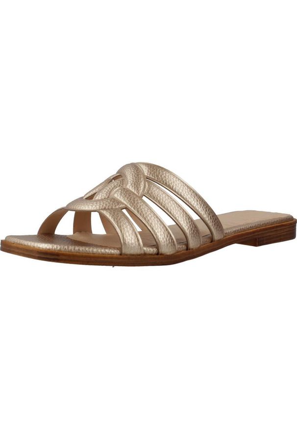 Sandały MTNG 59623M Brąz. Kolor: zielony, brązowy, wielokolorowy. Materiał: tkanina, syntetyk. Sezon: lato