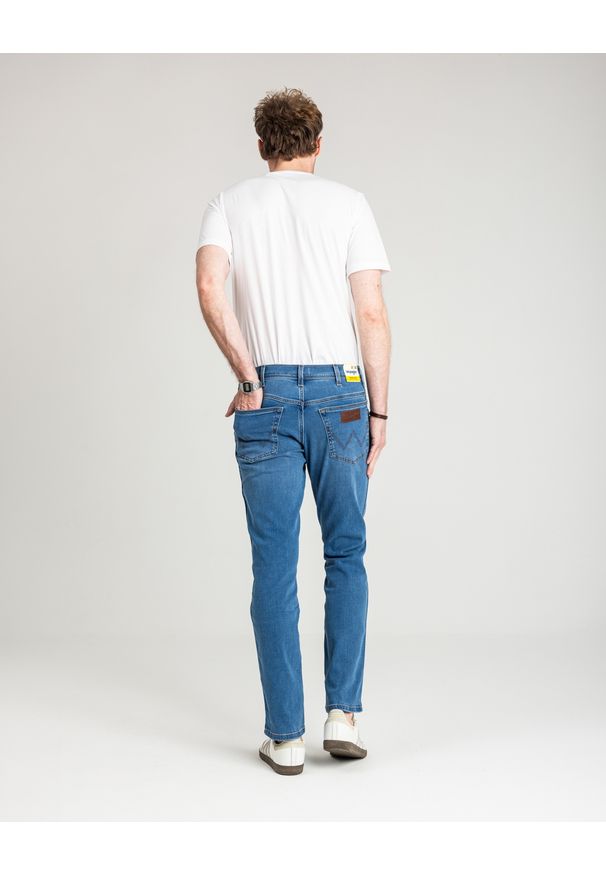 Wrangler - MĘSKIE SPODNIE WRANGLER TEXAS SLIM LIGHT VISUAL 112378817