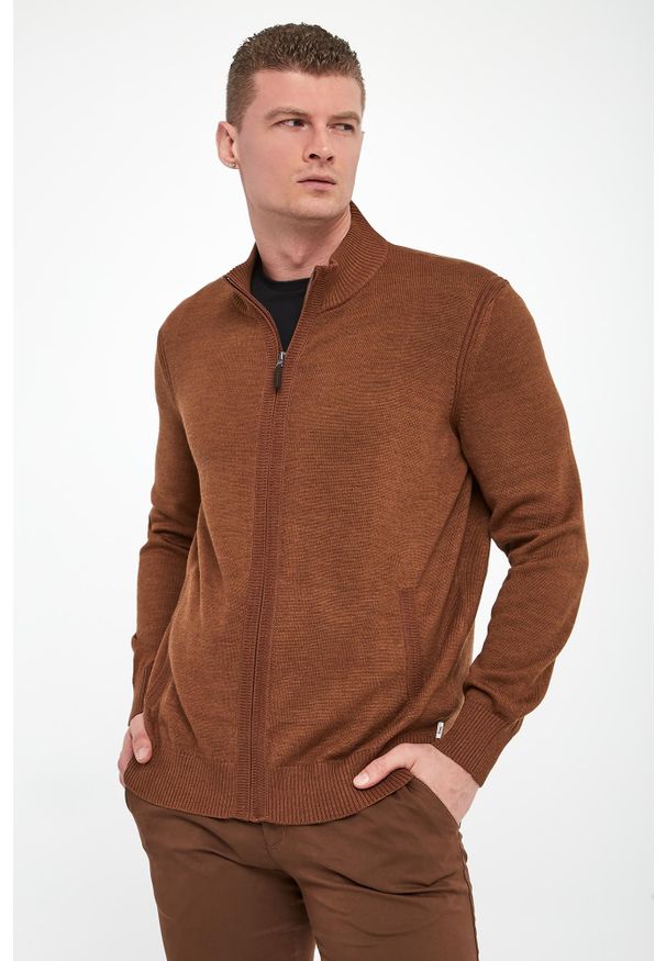 Sweter męski z wełną Jake BRAX. Materiał: wełna