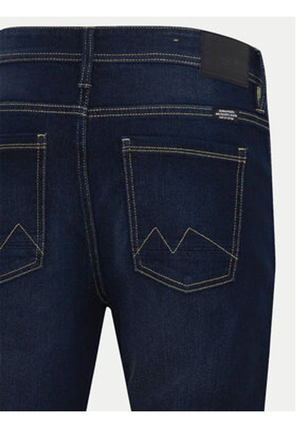 Blend Jeansy Twister 20715000 Granatowy Slim Fit. Kolor: niebieski