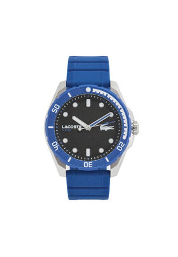 Lacoste Zegarek Finn 2011285 Niebieski. Kolor: niebieski. Materiał: syntetyk