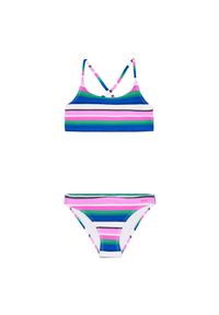 Dziewczęcy dwuczęściowy kostium kąpielowy Protest Wirl. Kolor: niebieski #1