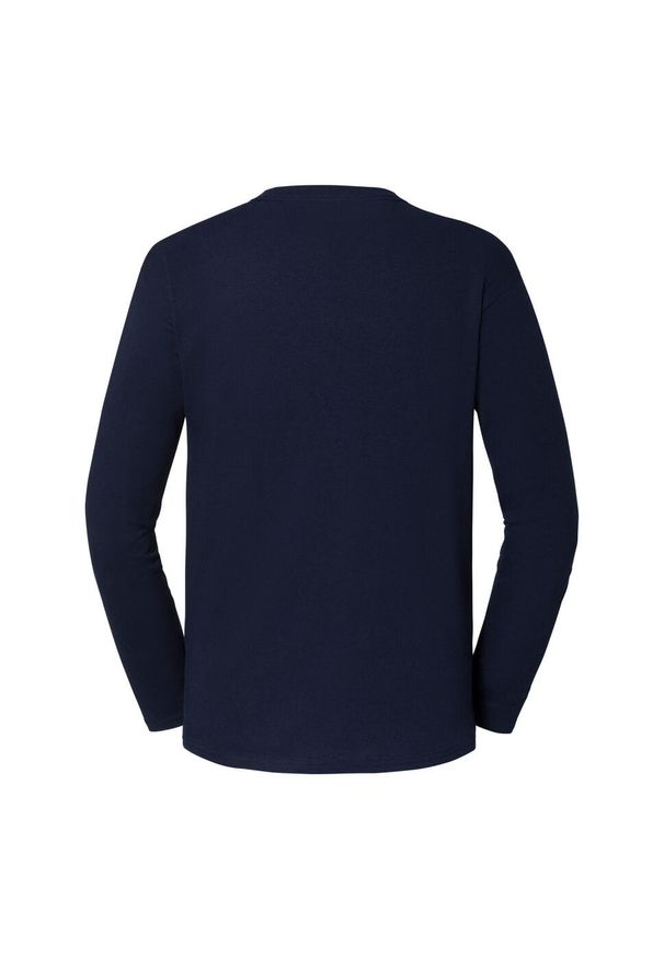 FRUIT OF THE LOOM - Koszulka Z Długim Rękawem Unisex Adult Iconic 195 Plain. Kolor: niebieski. Długość rękawa: długi rękaw. Długość: długie