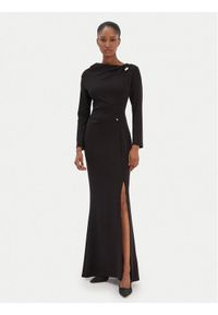 Rinascimento Sukienka koktajlowa CFC0126572003 Czarny Slim Fit. Kolor: czarny. Materiał: syntetyk. Styl: wizytowy #1