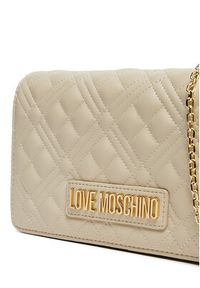 Love Moschino - LOVE MOSCHINO Torebka JC4079PP1MLA0110 Écru. Materiał: skórzane