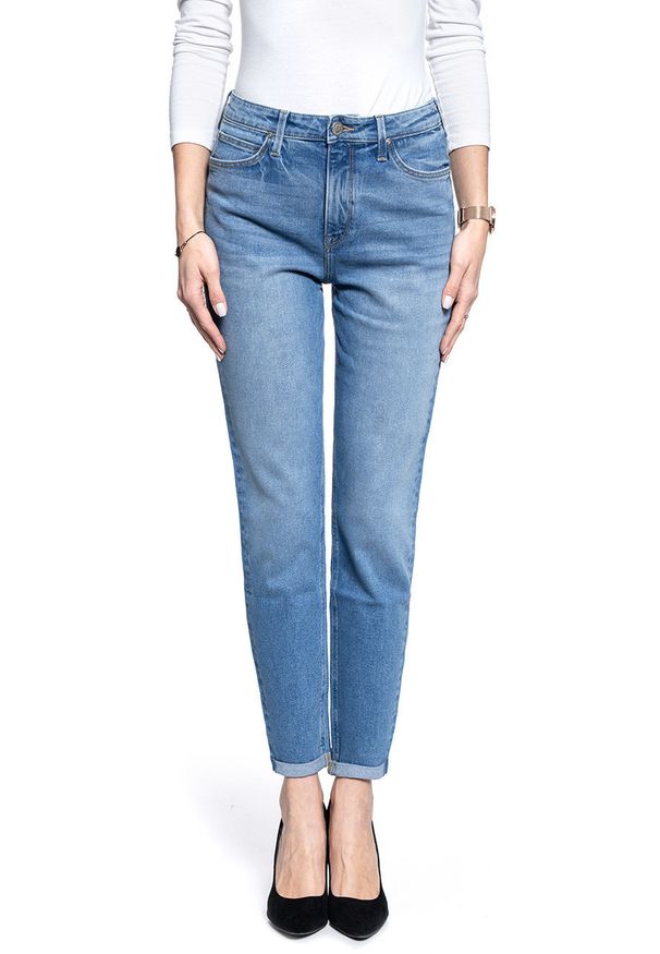 marka niezdefiniowana - LEE MOM STRAIGHT LIGHT LUNA L32ILTYX