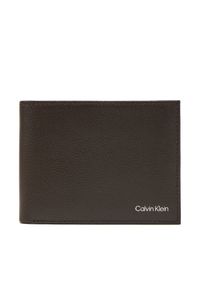 Calvin Klein Duży Portfel Męski Warmth Bifold 5cc W/Coin L K50K512790 Brązowy. Kolor: brązowy. Materiał: skóra #1