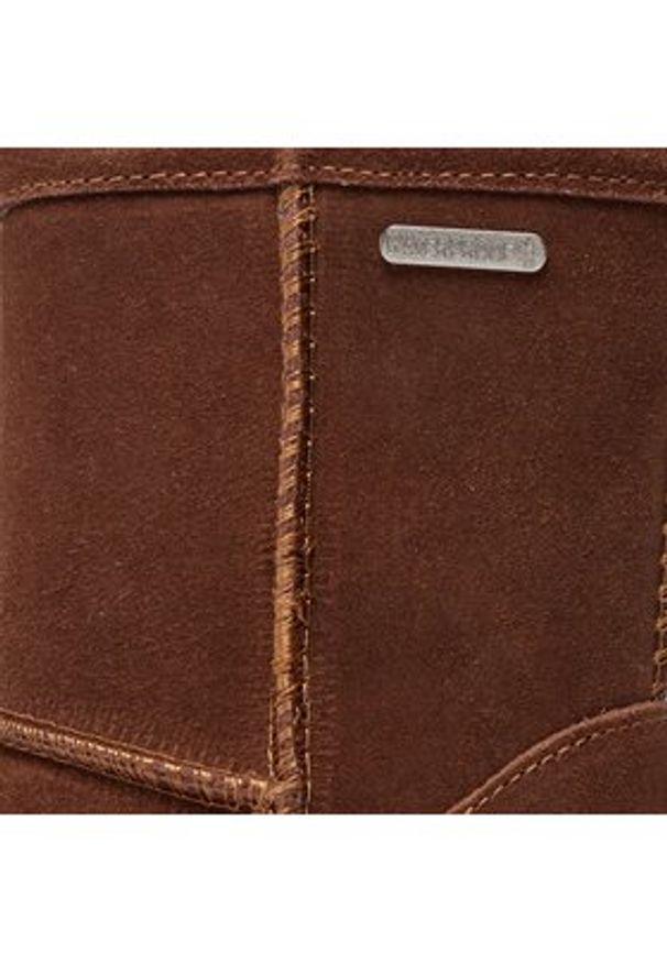 EMU Australia Śniegowce Brumby Lo K10773 Brązowy. Kolor: brązowy. Materiał: zamsz, skóra
