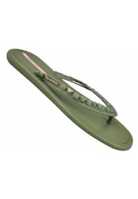 Japonki damskie Ipanema 27130AV466. Kolor: zielony. Materiał: materiał, syntetyk