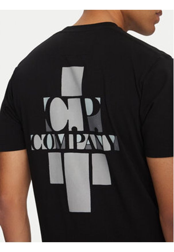 C.P. Company T-Shirt 18CMTS144A006586W Czarny Regular Fit. Kolor: czarny. Materiał: bawełna
