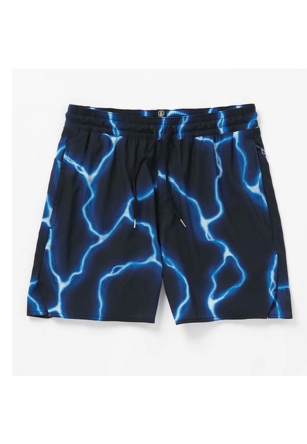 Spodenki kąpielowe męskie Volcom Fa T Spinks Ascender 18. Kolor: czarny. Materiał: poliester, elastan