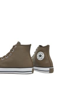 Converse Trampki Chuck Taylor All Star Faux Leather Hi A09482C 216 Brązowy. Kolor: brązowy. Materiał: materiał #2