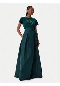 Pinko - PINKO Spódnica maxi 105645 Y3LE Zielony Regular Fit. Kolor: zielony. Materiał: syntetyk #3