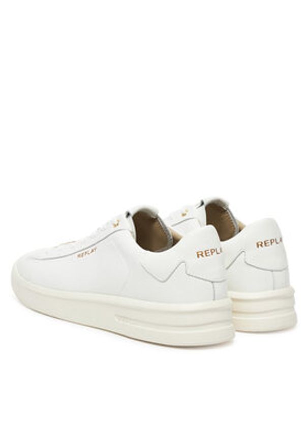 Replay - REPLAY Sneakersy GMZ4O .000.C0020L Biały. Kolor: biały. Materiał: skóra