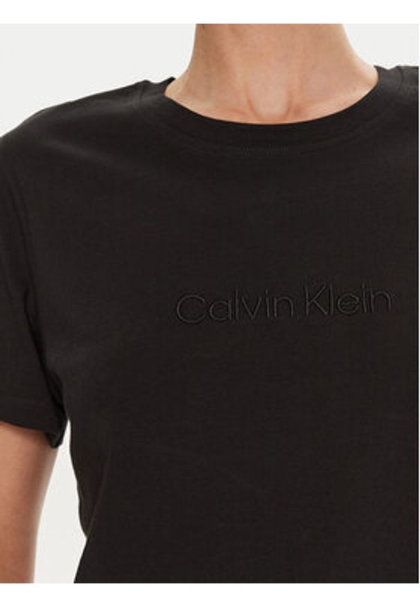 Calvin Klein Underwear T-Shirt 000QS7328E Czarny Regular Fit. Kolor: czarny. Materiał: bawełna