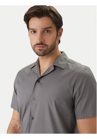 Hugo - HUGO Koszula Ellino 50560584 Szary Relaxed Fit. Kolor: szary. Materiał: bawełna #5