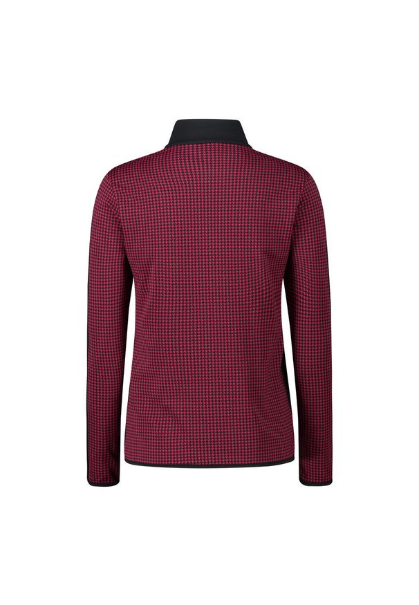 Golf damska narciarska CMP 33L0476. Typ kołnierza: golf. Kolor: wielokolorowy, czarny, czerwony. Sezon: zima. Sport: golf, narciarstwo