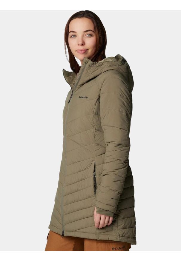 columbia - Kurtka Zimowa Damska Columbia Joy Peak II Mid. Kolor: zielony. Sezon: zima. Sport: turystyka piesza