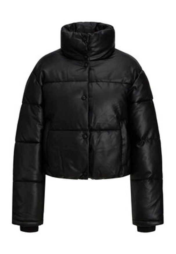 JJXX Kurtka zimowa 12236383 Czarny Regular Fit. Kolor: czarny. Materiał: skóra. Sezon: zima