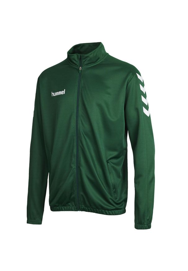 Bluza sportowa dla dorosłych Hummel Core Poly Jacket. Kolor: biały, wielokolorowy, zielony