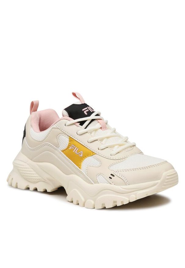 Sneakersy Fila. Kolor: beżowy