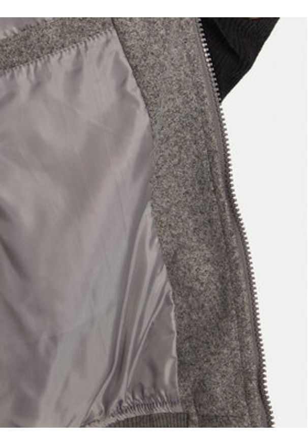 Brave Soul Kurtka bomber LJK-WRENLEY Szary Regular Fit. Kolor: szary. Materiał: syntetyk