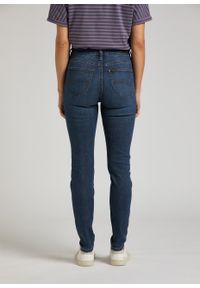 Lee - LEE SCARLETT HIGH DAMSKIE SPODNIE JEANSOWE DARK WORN L626CGBD