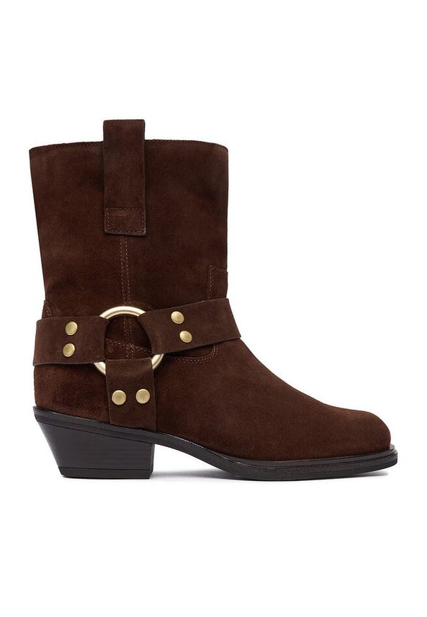 Botki Badura. Kolor: brązowy