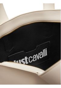 Just Cavalli Torebka Iconic Snakes 78RA4BA5 ZSA89 Biały. Kolor: biały. Materiał: skórzane #5