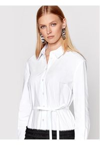 TwinSet - TWINSET Sukienka koktajlowa 222TP2110 Biały Regular Fit. Kolor: biały. Materiał: syntetyk. Styl: wizytowy #4