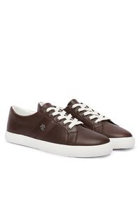 Lauren Ralph Lauren - LAUREN RALPH LAUREN Sneakersy Janson II 802P02448001 Brązowy. Kolor: brązowy. Materiał: skóra #5