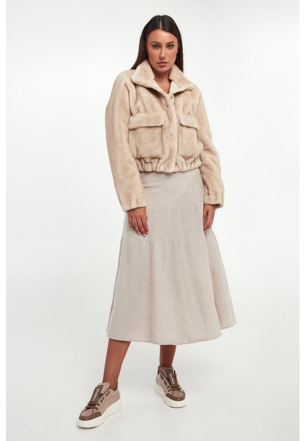 Marella - Spódnica wełniana z kaszmirem Ermes MARELLA. Materiał: wełna, kaszmir