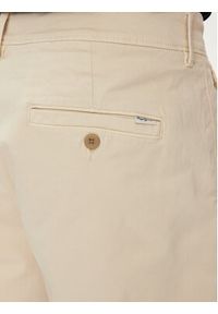 Pepe Jeans Szorty materiałowe Regular Chino Short PM801092 Beżowy Regular Fit. Kolor: beżowy. Materiał: bawełna #4