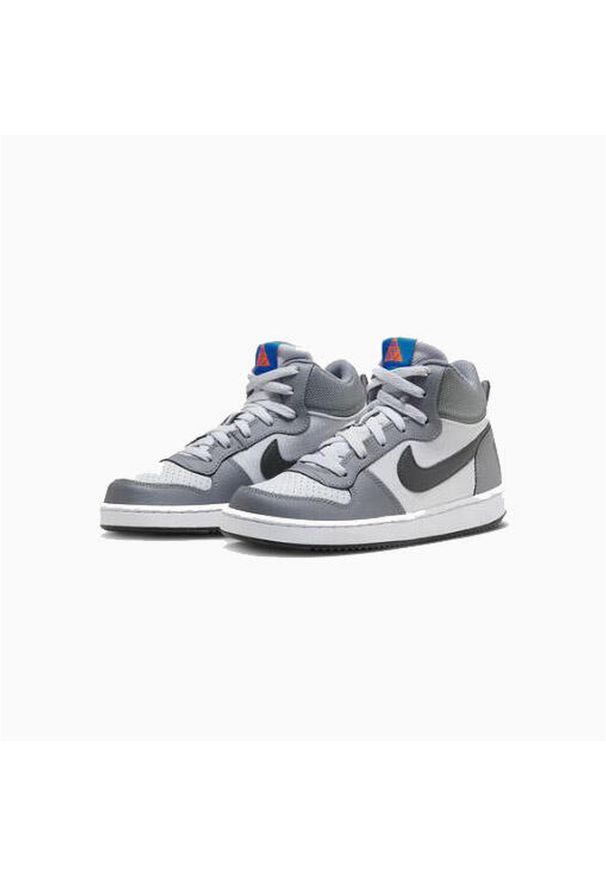 Buty sportowe młodzieżowe Nike Court Borough Mid. Kolor: szary. Model: Nike Court