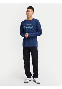 Blend Longsleeve 20717825 Granatowy Regular Fit. Kolor: niebieski. Materiał: bawełna. Długość rękawa: długi rękaw #6