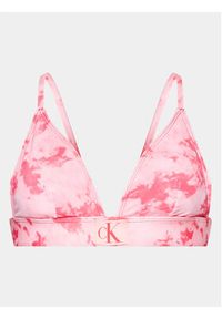 Calvin Klein Swimwear Góra od bikini KW0KW02121 Różowy. Kolor: różowy. Materiał: syntetyk