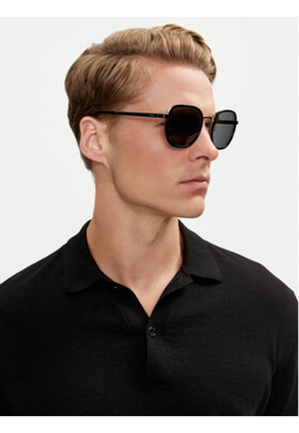 Polo Ralph Lauren Okulary przeciwsłoneczne 0PH3151 921687 Czarny. Kolor: czarny