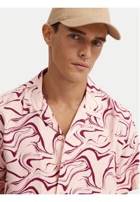 Bugatti Koszula 9253-78956C Czerwony Comfortable Fit. Kolor: czerwony. Materiał: wiskoza #5