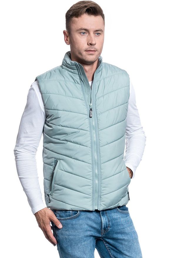 Mustang - MĘSKI BEZRĘKAWNIK MUSTANG DENNIS LIGHT PADDED 1009813 6465. Długość rękawa: bez rękawów