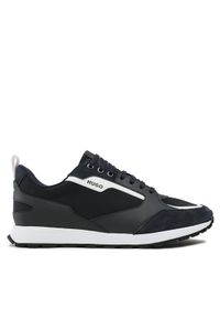 Hugo Sneakersy Icelin 50498329 Granatowy. Kolor: niebieski. Materiał: materiał