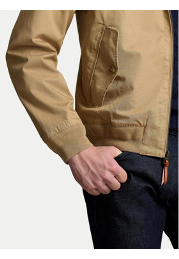 Polo Ralph Lauren Kurtka bomber 710923261001 Beżowy Regular Fit. Typ kołnierza: polo. Kolor: beżowy. Materiał: bawełna