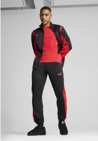 Puma - Męska kurtka AC Milan ftblNRGY+ PUMA Black For All Time Red. Kolor: czarny, czerwony, wielokolorowy