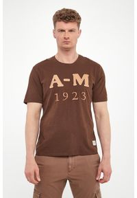 Aeronautica Militare - T-shirt męski z haftem AERONAUTICA MILITARE. Wzór: haft #4