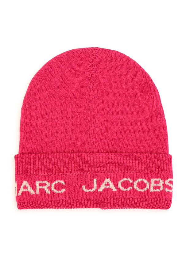 THE MARC JACOBS - Czapka The Marc Jacobs. Kolor: różowy