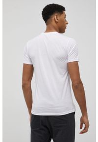 Salewa T-shirt sportowy Lines Graphic kolor biały z nadrukiem. Kolor: biały. Materiał: poliester, materiał, włókno, bawełna. Wzór: nadruk. Styl: sportowy