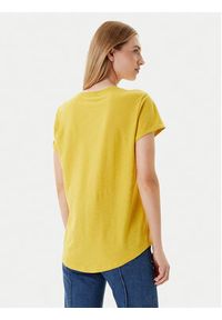 United Colors of Benetton - United Colors Of Benetton T-Shirt 3BVXD109F Żółty Regular Fit. Kolor: żółty. Materiał: bawełna
