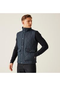 Regatta - Męska pikowana ocieplana kamizelka Tyler Diamond. Kolekcja: moda ciążowa. Kolor: czerwony. Długość rękawa: bez rękawów. Sport: turystyka piesza #1